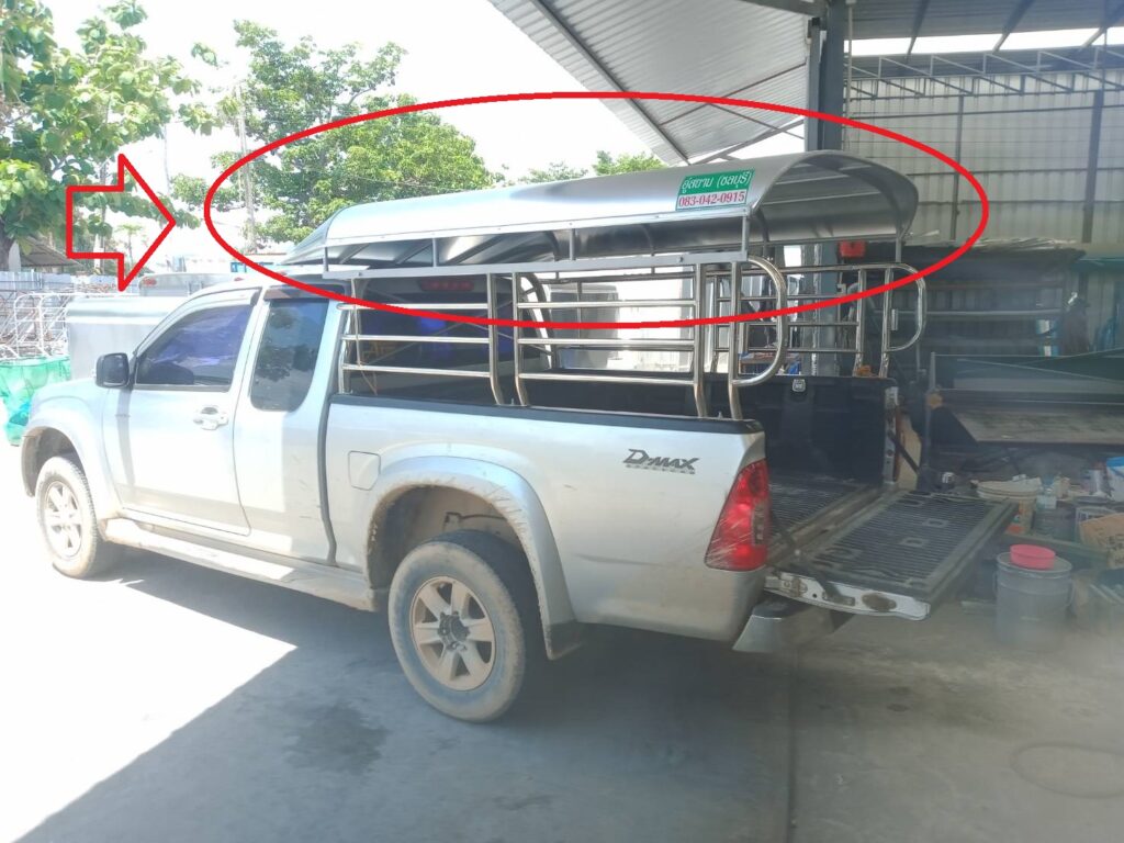 หลังคาสวมคอก