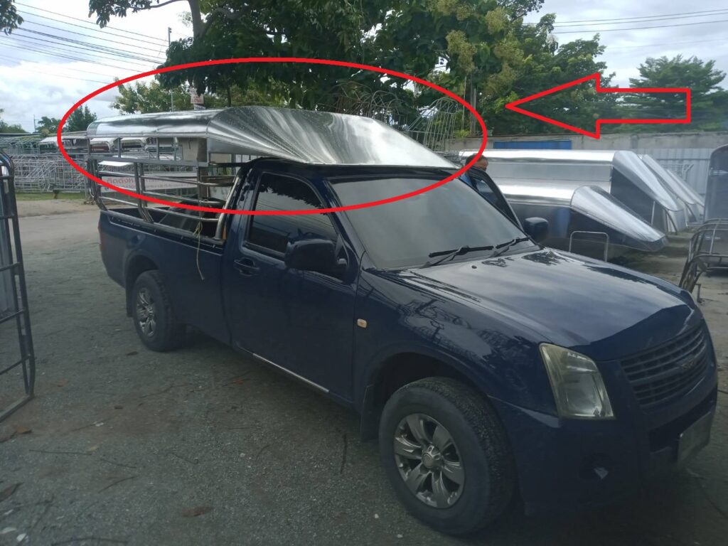 หลังคาสวมคอก