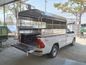 หลังคารถสองแถว หลังคารถกระบะ หลังคารถอลูมิเนียม