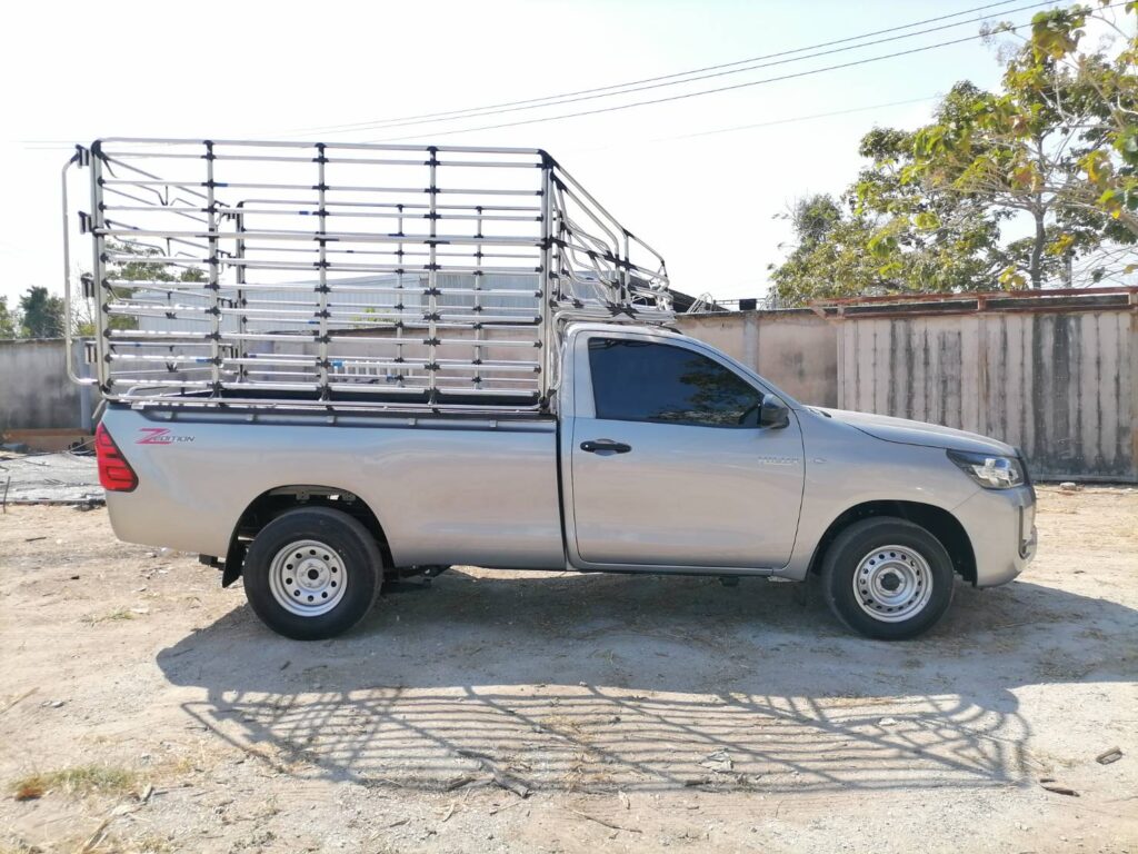 คอกสแตนเลสรถกระบะ คอกสแตนเลสกระบะแคป คอกรถกระบะ