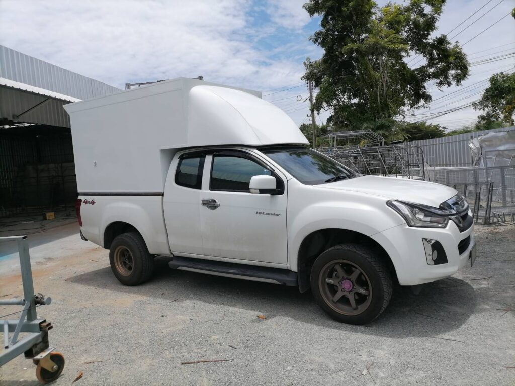 หลังคารถกระบะตู้แห้ง หลังคารถตู้ทึบ